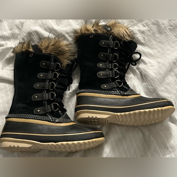 Sorel Joan of Arctic Womens Black Waterproof Insulated Snow Outdoor Boot Size 6 - Picture 6 of 10
